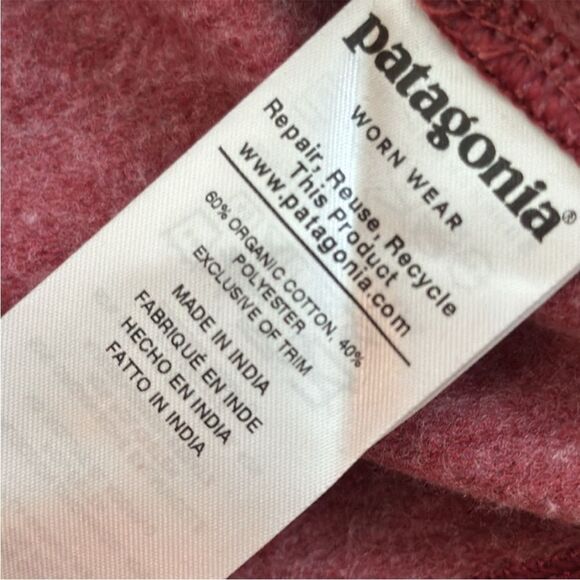 Patagonia Men's Burgundy Crewneck Ling Sleeve Shirt, Size M - Picture 11 of 12